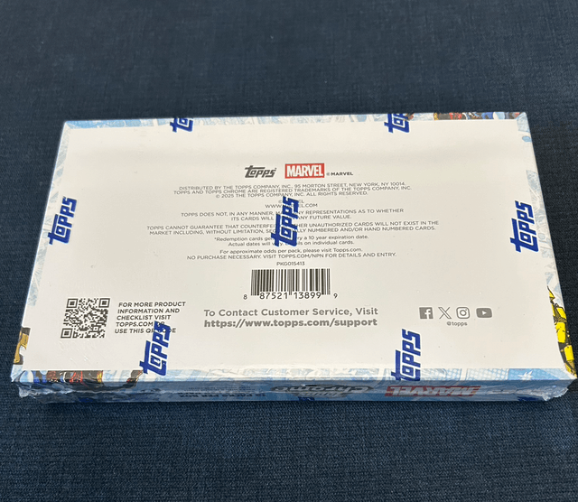 Topps Chrome Marvel 2025 Hobby Box
