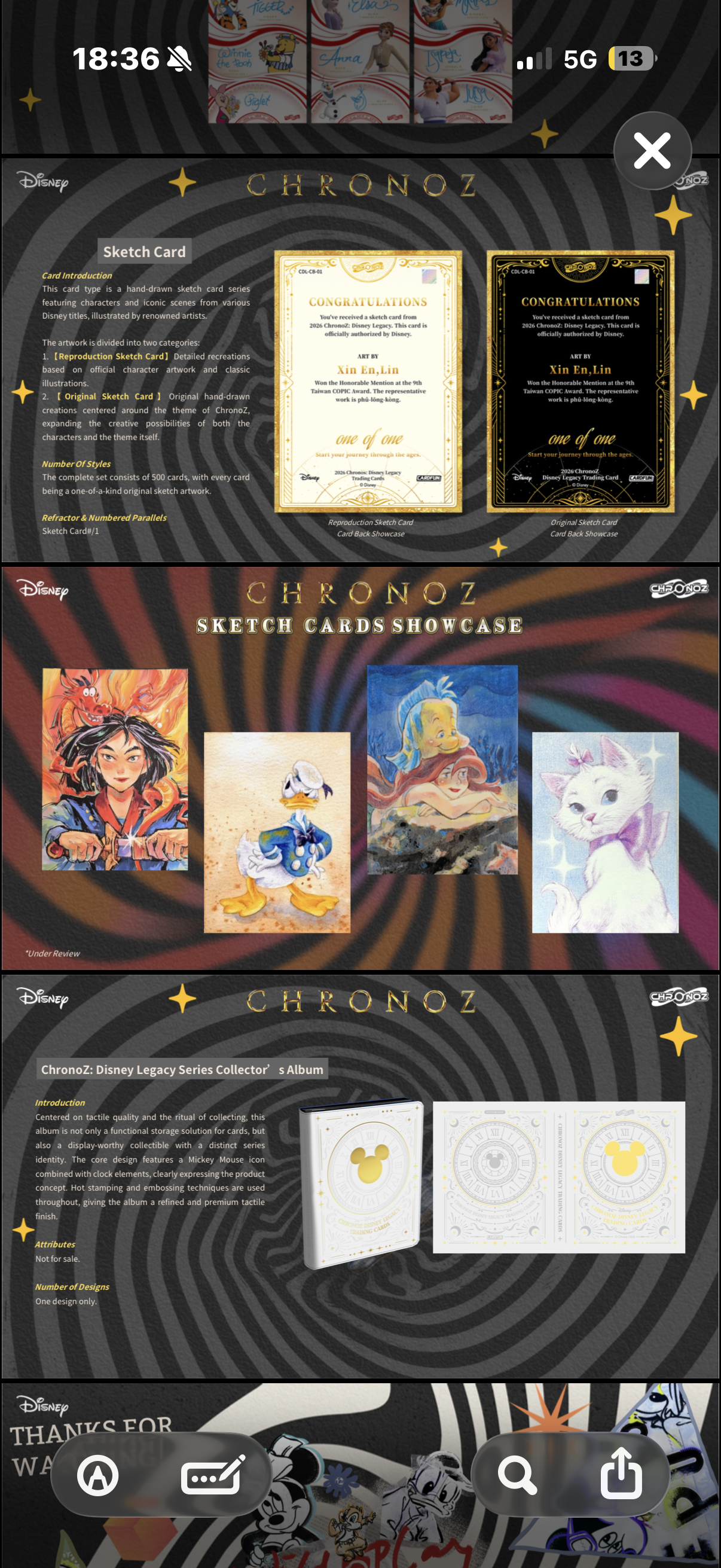 Cardfun Disney Chronoz Preorder