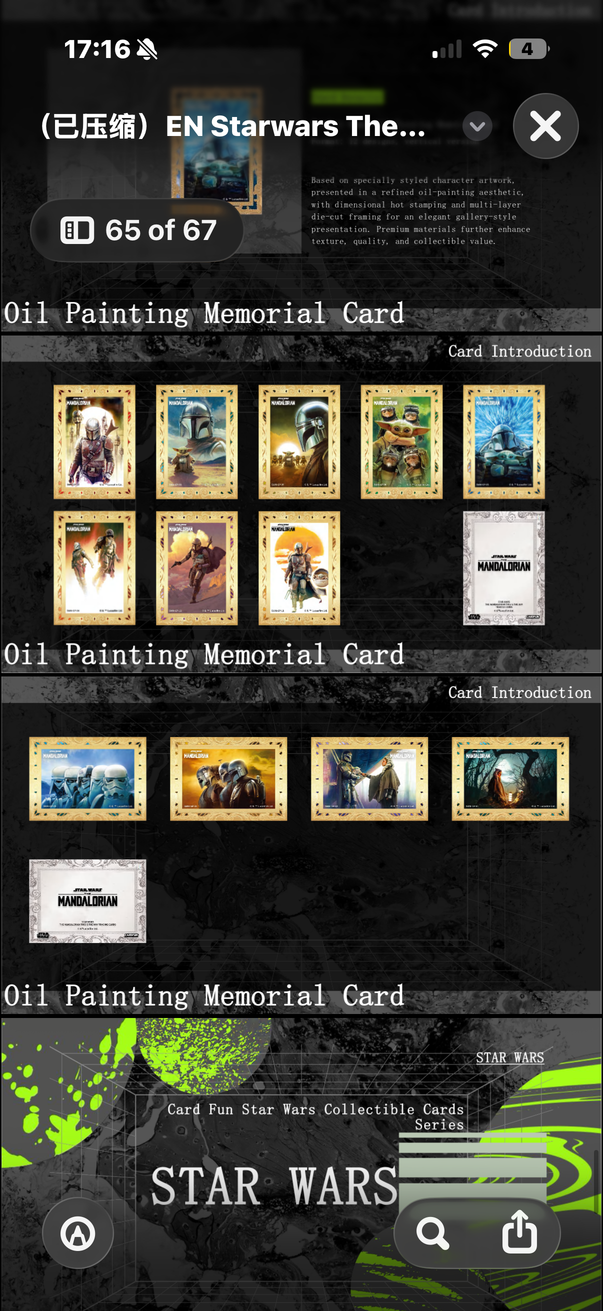 STAR WARS Mandolorian Cardfun Box