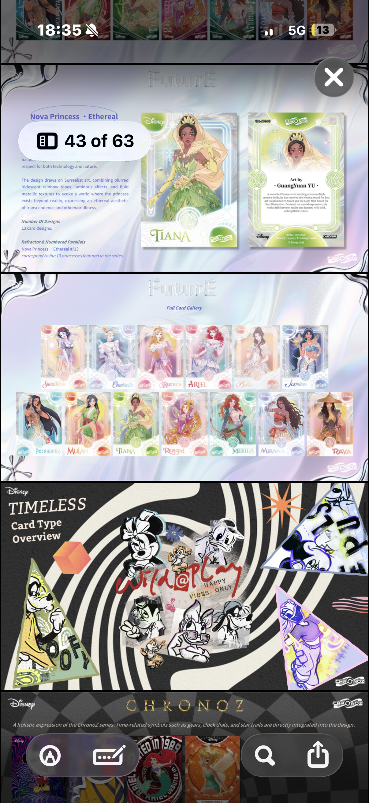 Cardfun Disney Chronoz Preorder