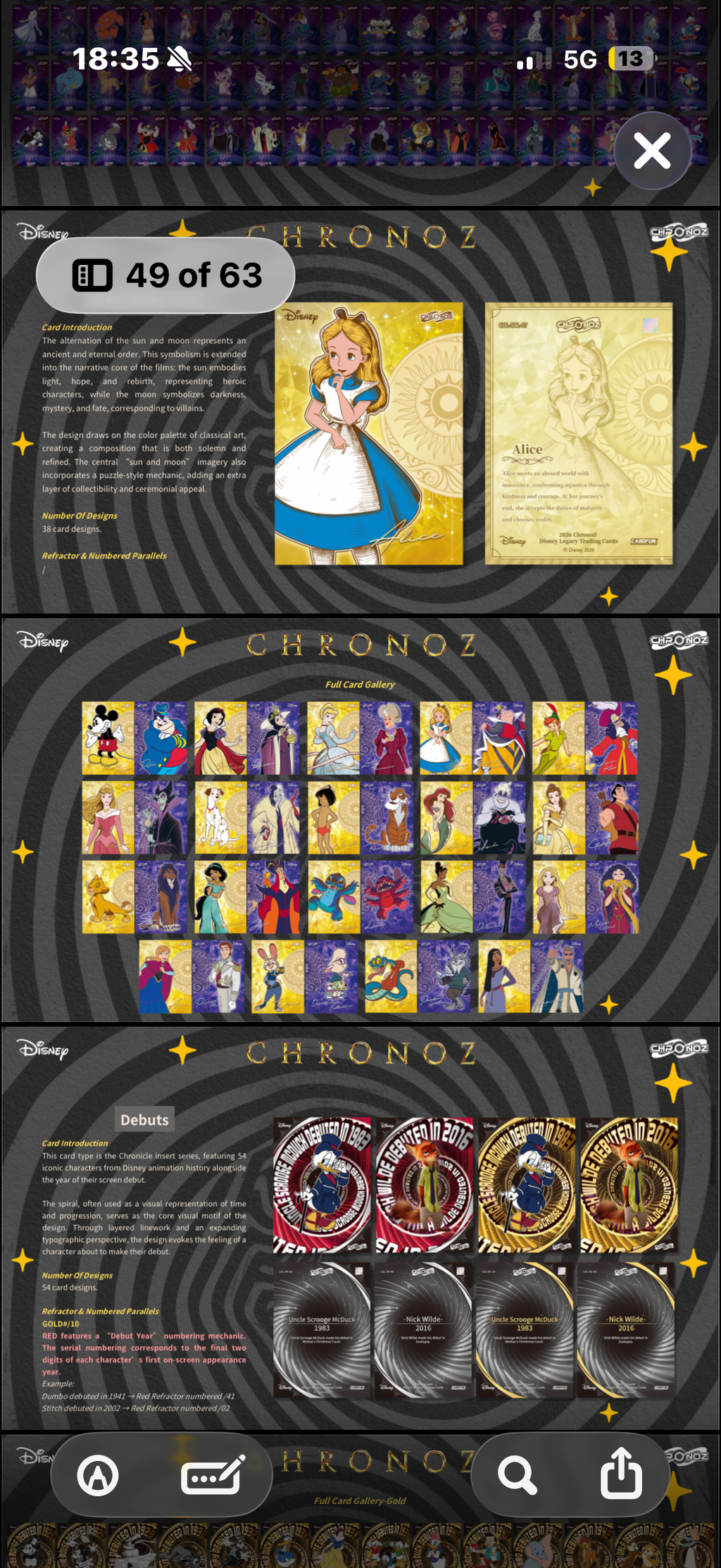 Cardfun Disney Chronoz Preorder