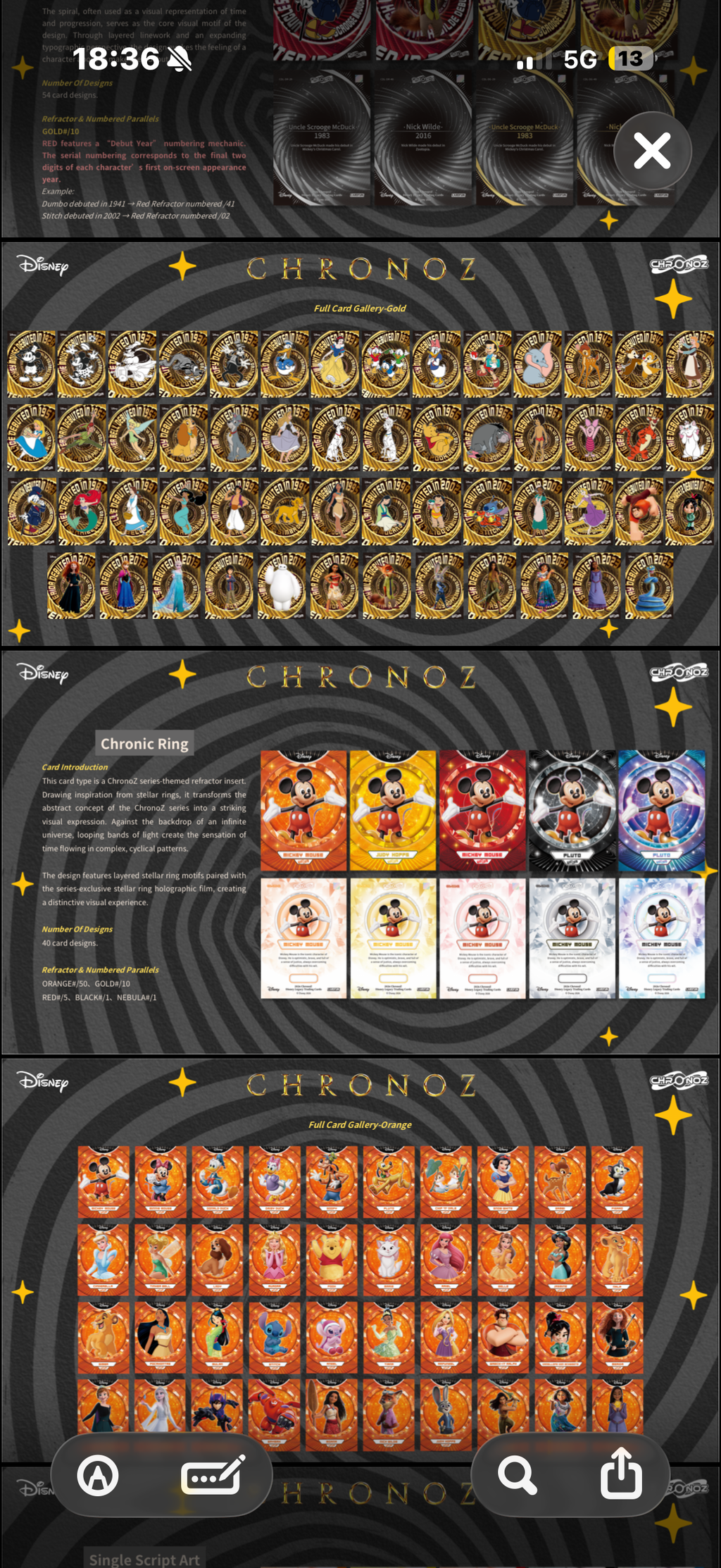 Cardfun Disney Chronoz Preorder