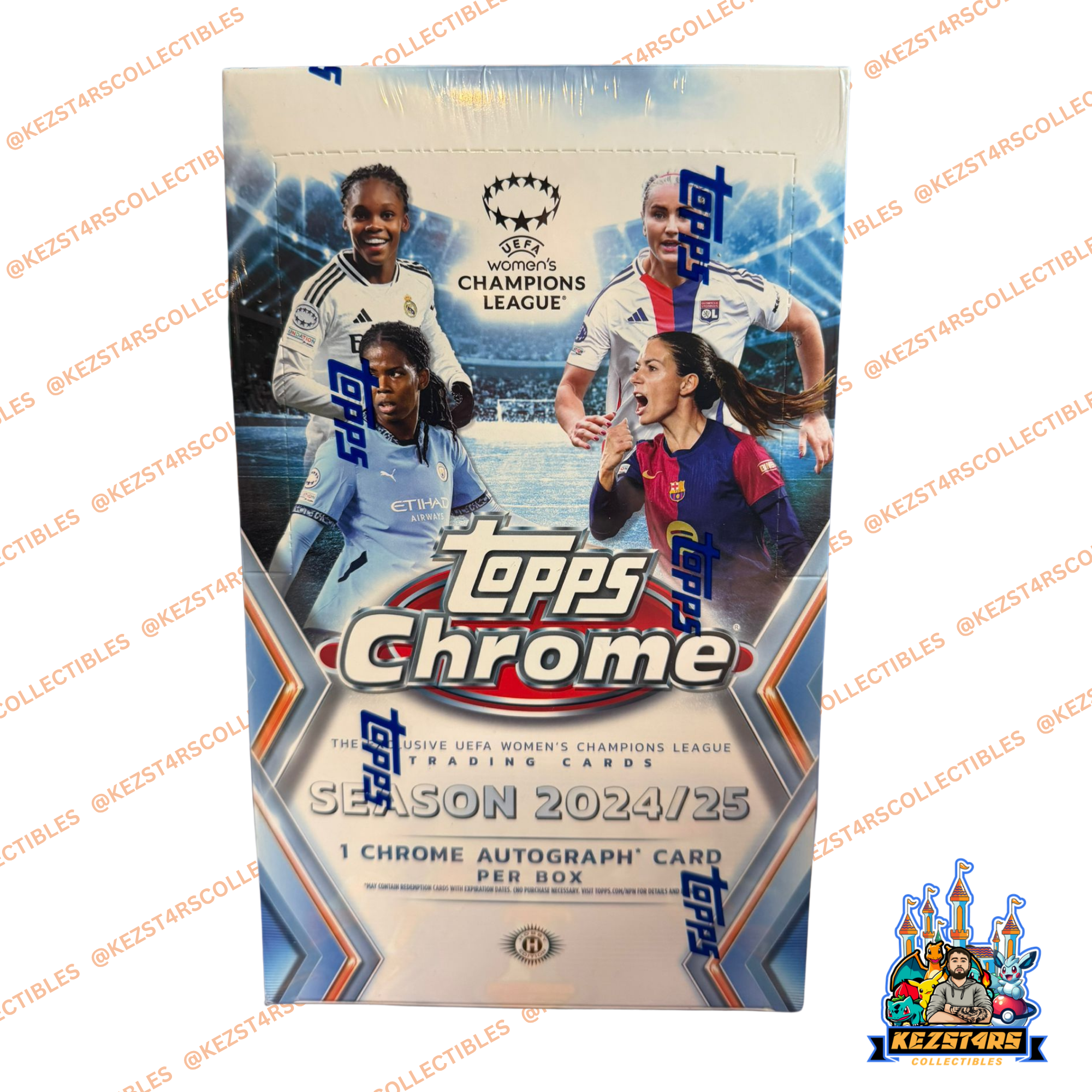 Topps Chrome Womens Champions League Hobby Box 2024/25